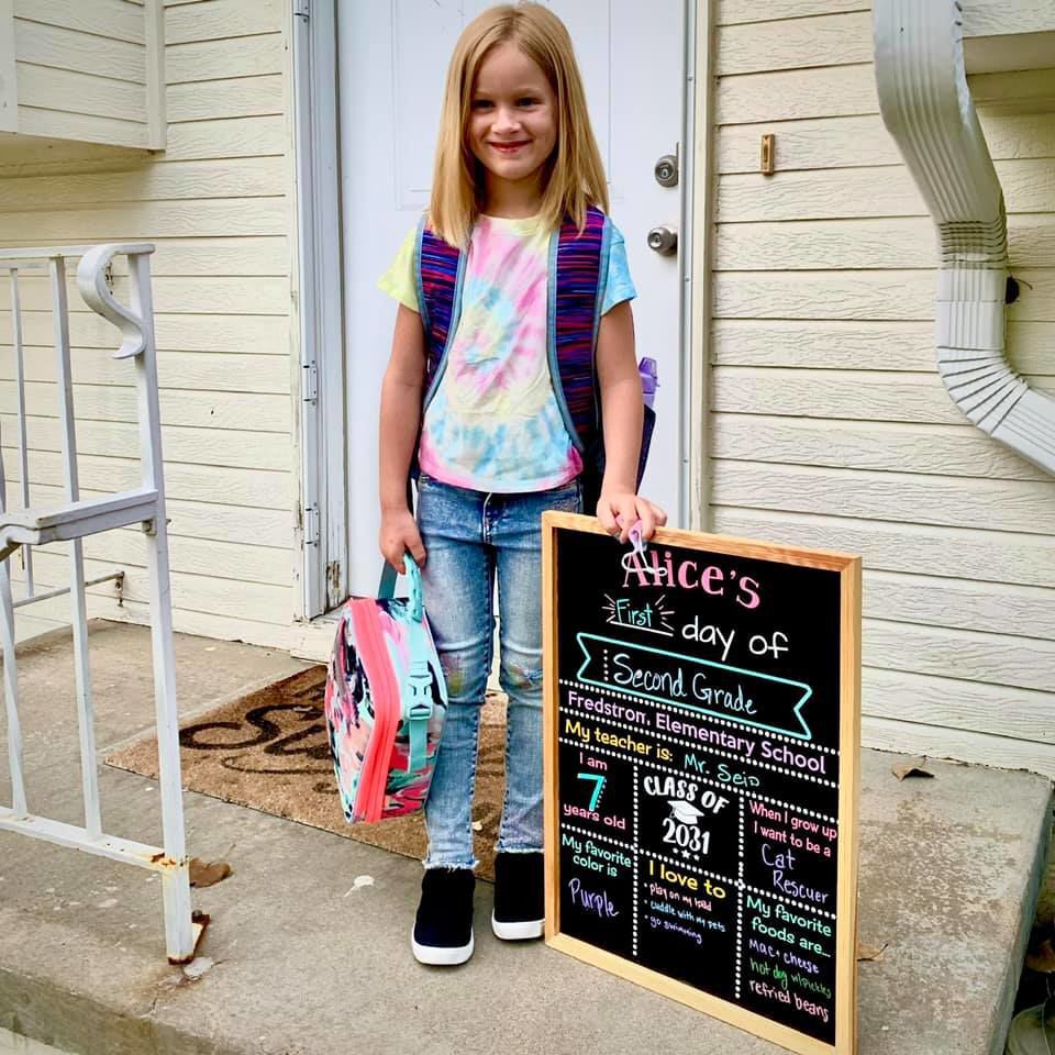 Alice started second grade